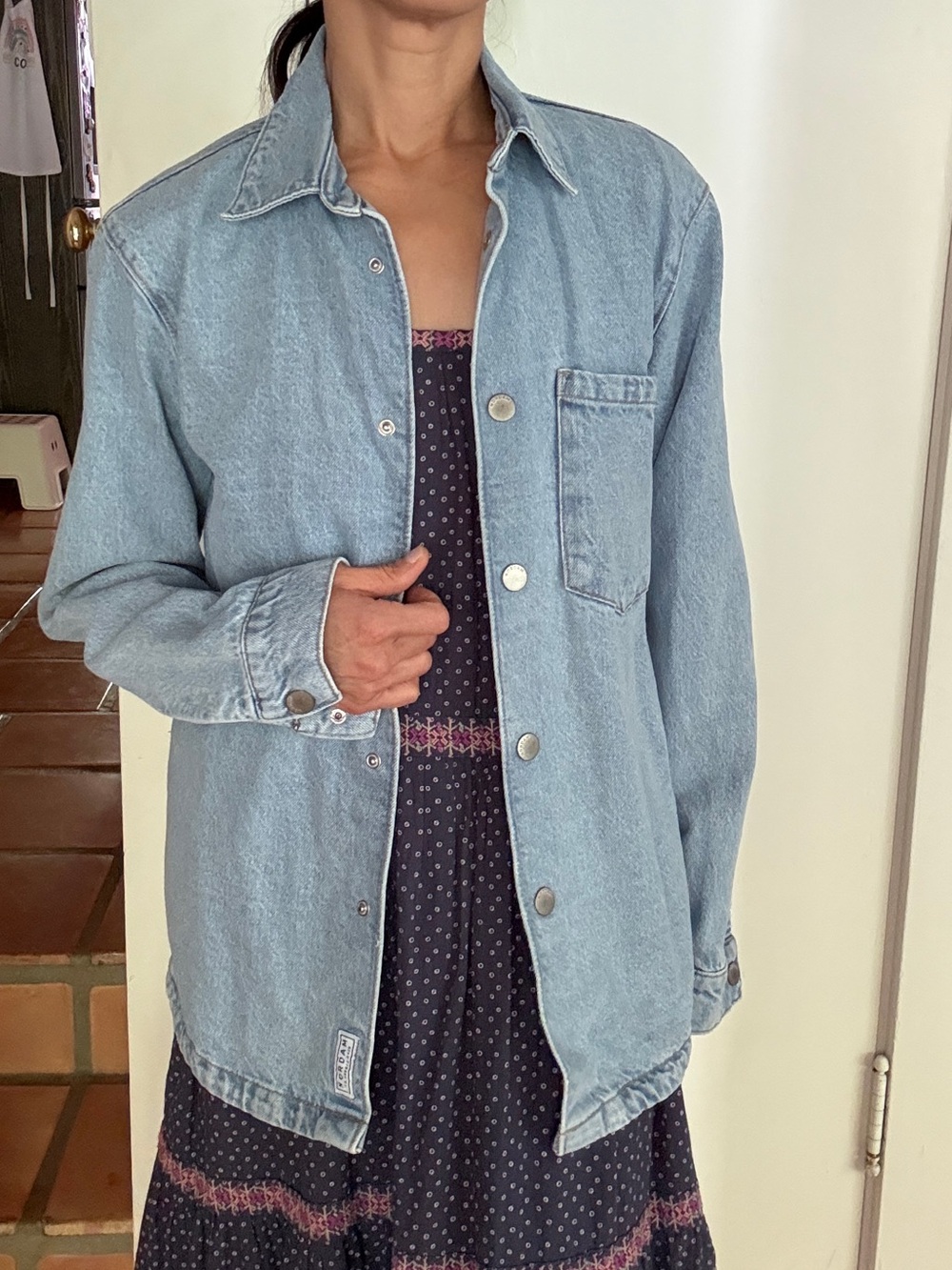 Nordam Light Wash Denim Shirt Jacket - Women